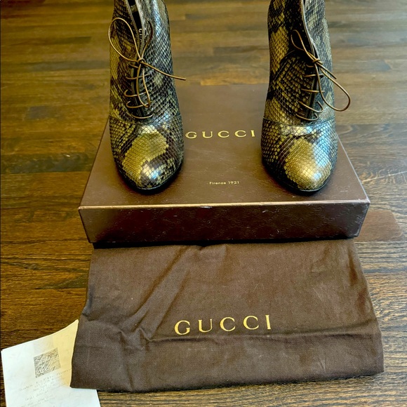 Gucci Lizzard booties (size 39) - Picture 2 of 7